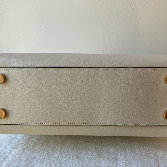 Kate Spade Katy Textured Leather Bamboo Medium Top-handle Bag - Picture 7 of 10